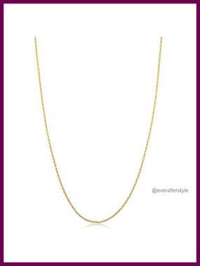 10k Yellow Gold Rope Chain Necklace Fine Jewelry Women 20 Inch